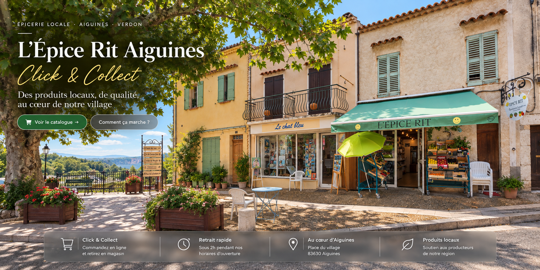 L'Épice Rit Aiguines, épicerie locale au cœur du Verdon