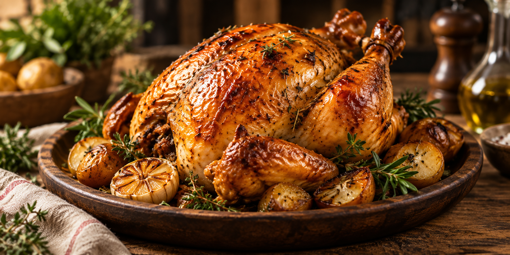 Poulets rôtis