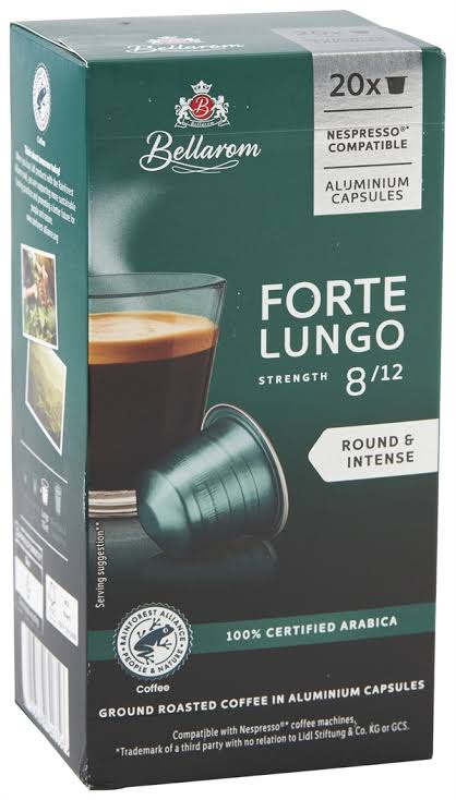 CAPSULE CAFE FORTE LUNGO 8/12 BELLAROM 112gr