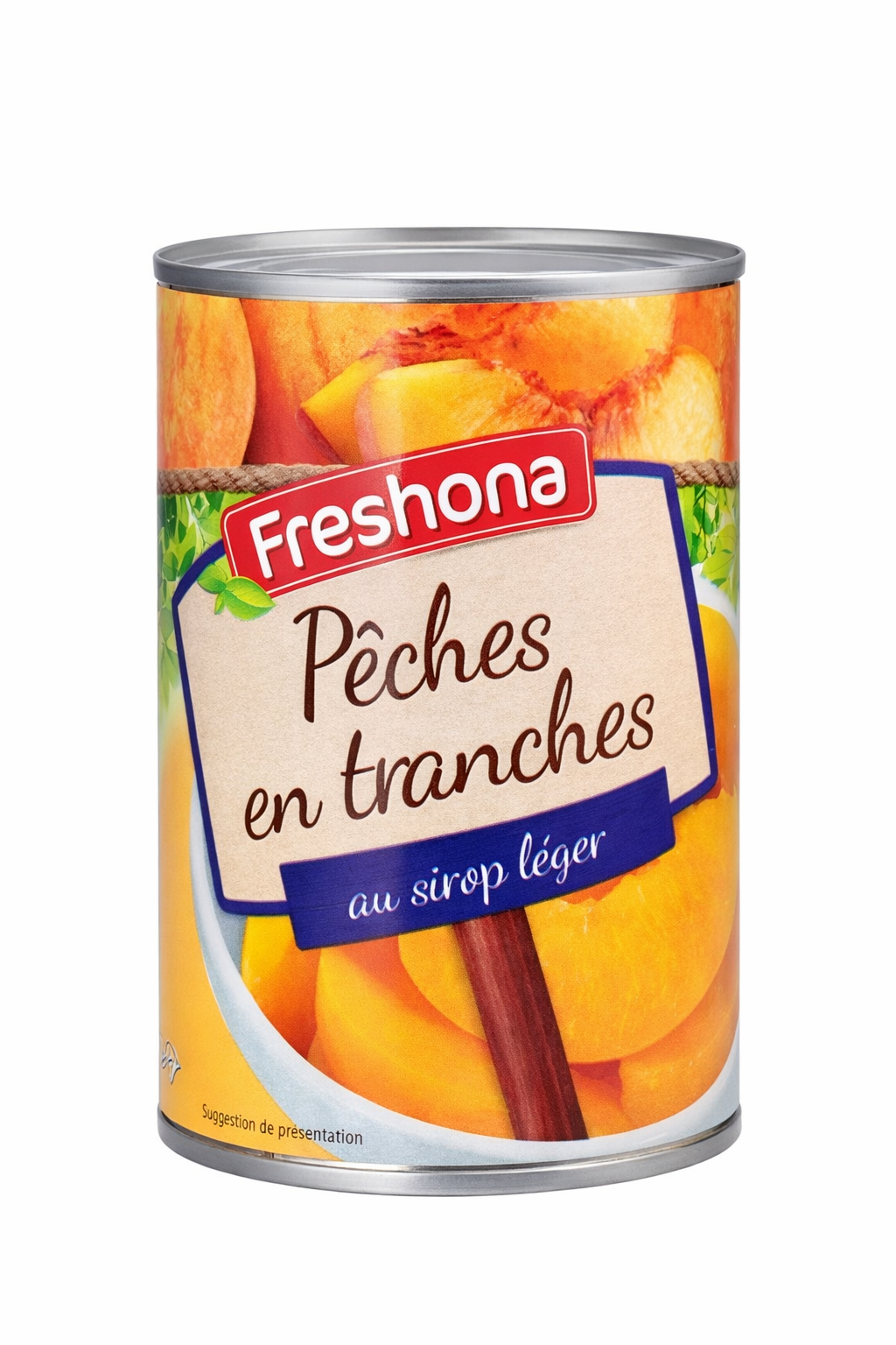 PECHES EN TRANCHE FRUITS SIROP 410GR