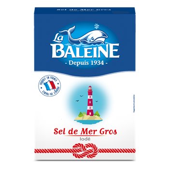 SEL MER GROS LA BALEINE 1KG