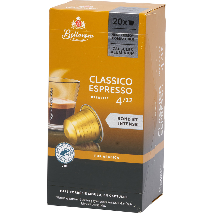 CAPSULE CAFE CLASSICO ESPRESSO 4/12 BELLAROM 112gr