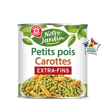 PETITS POIS CAROTTES EF 530Gr