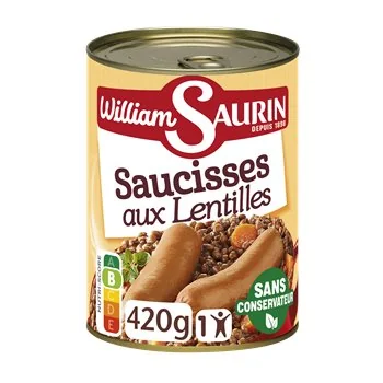 PETIT SALE LENTILLE 420 GR