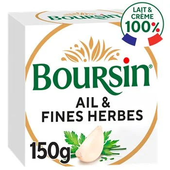 BOURSIN AIL ET FINES HERBES 150GR
