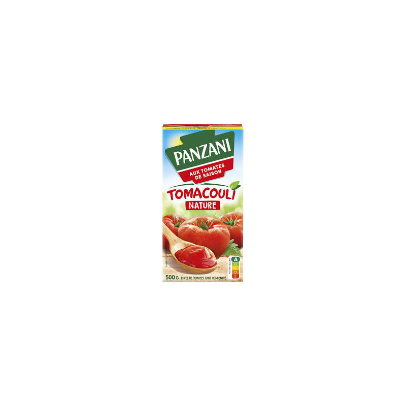 Purée de tomate Panzani Tomacouli nature - 500g