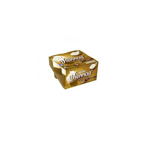 Dessert liégeois VIENNOIS Café 4x100g