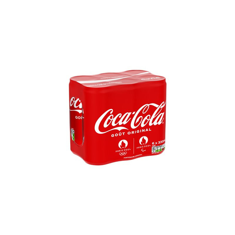 Soda Coca-Cola Canette - 6x33cl