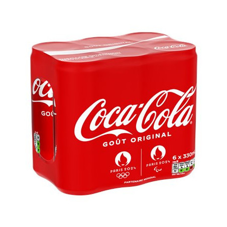 Soda Coca-Cola Canette - 6x33cl