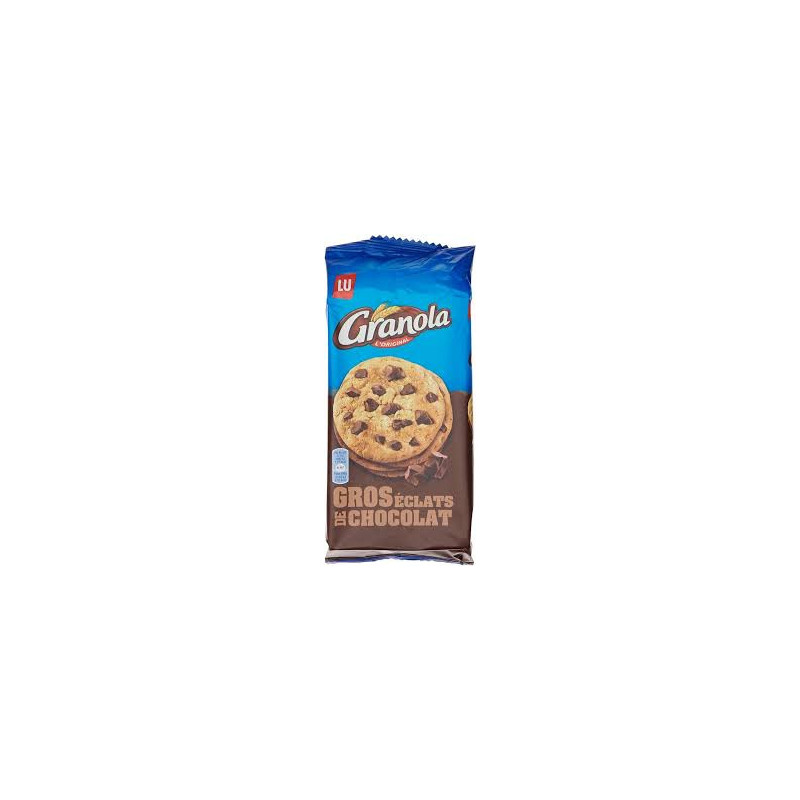 Cookies aux gros éclats de chocolat Granola LU Le paquet de 184 g