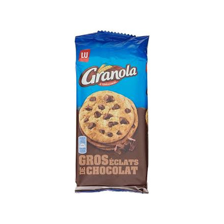Cookies aux gros éclats de chocolat Granola LU Le paquet de 184 g
