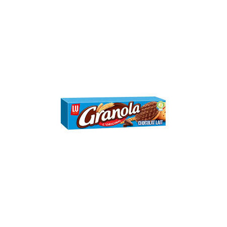 Biscuits sablés nappés au chocolat au lait Granola LU