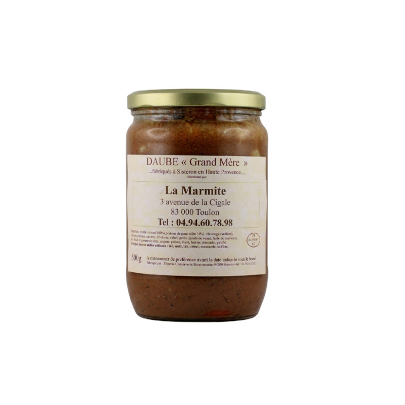 Daube Grand Mère bocal 600 gr