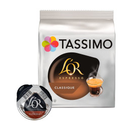 Café dosettes Tassimo L'Or Espresso Classique - x16 - 104g