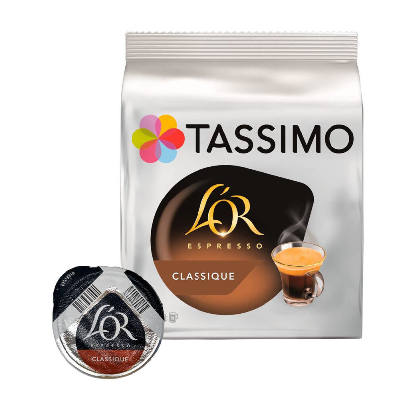 Café dosettes Tassimo L'Or Espresso Classique - x16 - 104g
