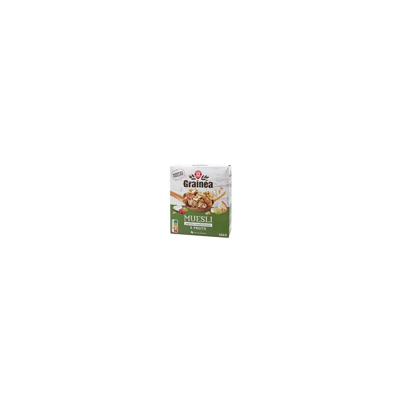 Céréales muesli Grainea Croustillants aux fruits - 500g