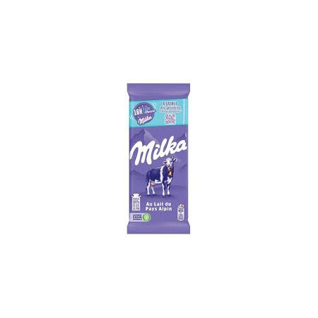 Tablette chocolat Milka Chocolat au lait -100g