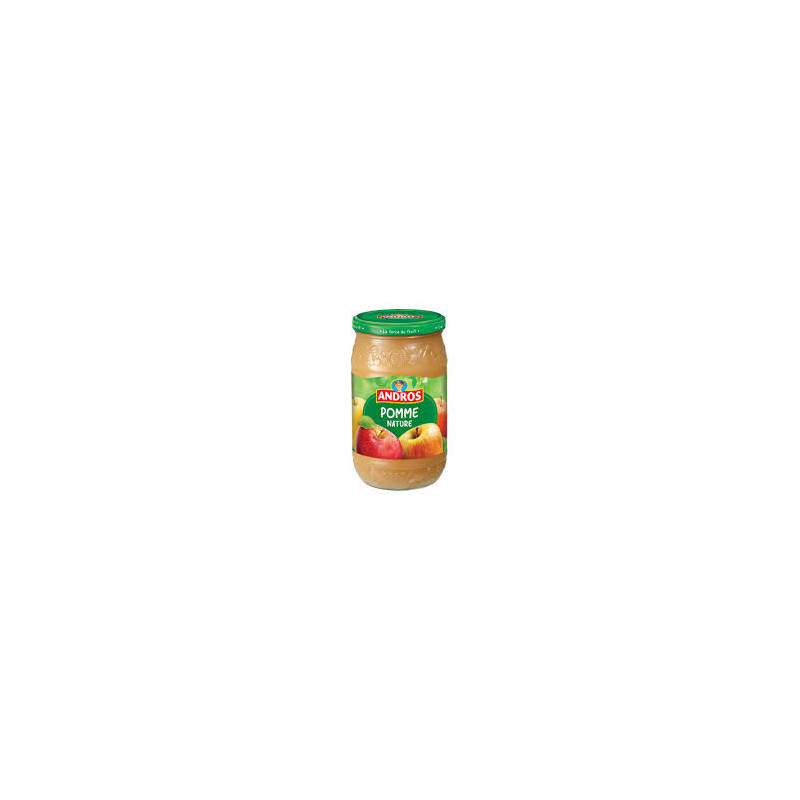 Compote pomme nature ANDROS 750gr Compote pomme nature ANDROS 750gr
