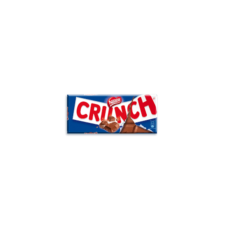 Tablette de chocolat au lait et céréales croustillantes CRUNCH