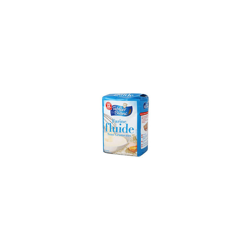 Farine fluide Tablier Blanc Sans grumeaux - 1kg