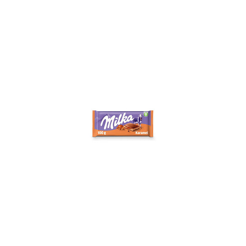Tablette chocolat Milka Chocolat lait/caramel - 100g