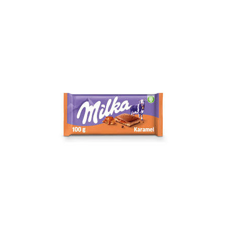 Tablette chocolat Milka Chocolat lait/caramel - 100g