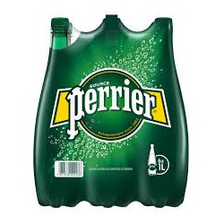Eau minérale gazeuse Perrier Naturelle - 6x1L