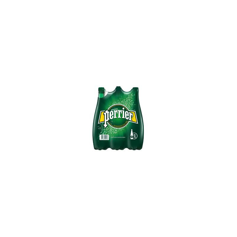 Eau minérale gazeuse Perrier Naturelle - 6x1L