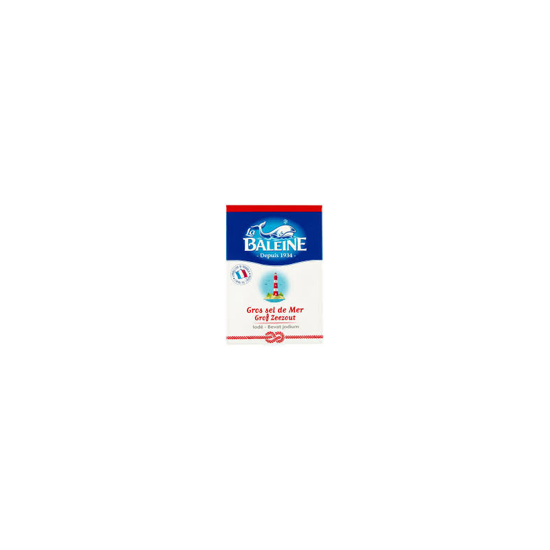 Gros sel de mer iodé Baleine 1kg