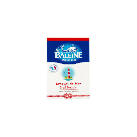 Gros sel de mer iodé Baleine 1kg