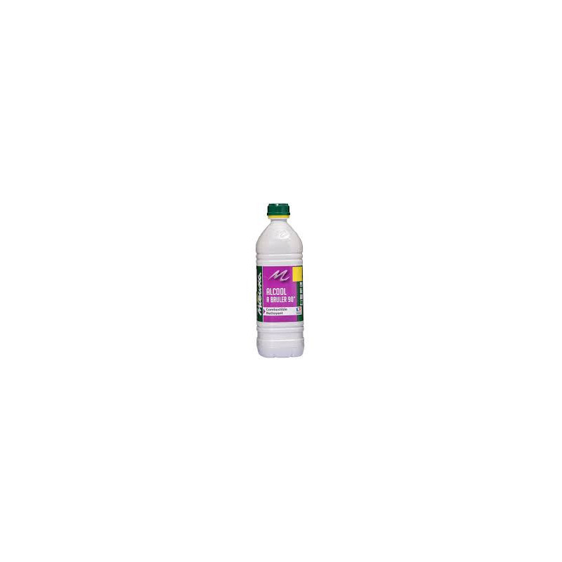 Alcool à brûler 90° combustible, nettoyant MIEUXA 1L