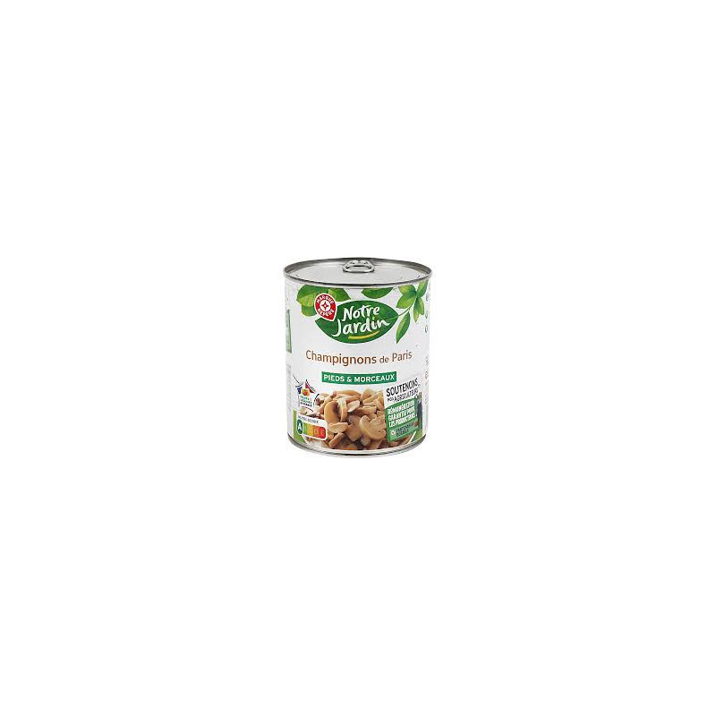 Champignons Paris  Pieds et morceaux - 115g