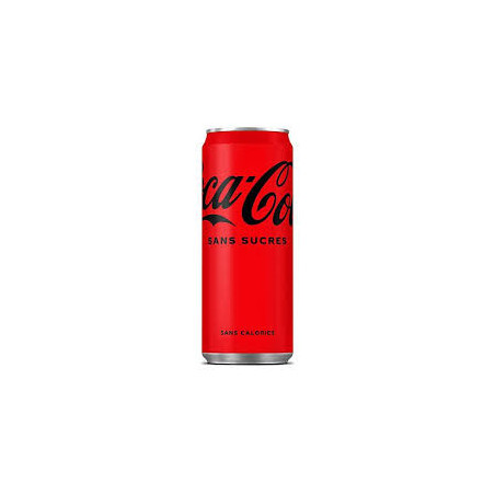 Soda Coca-Cola - SANS SUCRES Canette fraiche