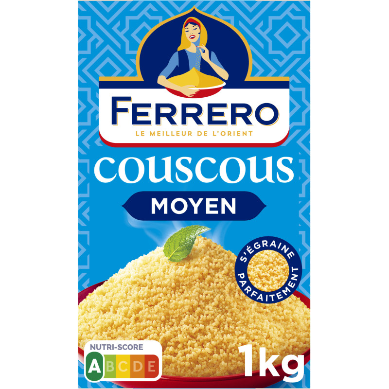 Couscous Grain Moyen Ferrero - 1kg