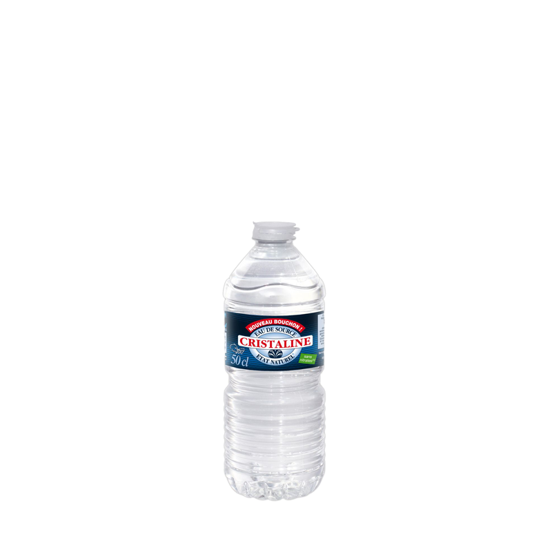 Eau cristaline 50cl fraiche