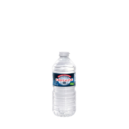 Eau cristaline 50cl fraiche