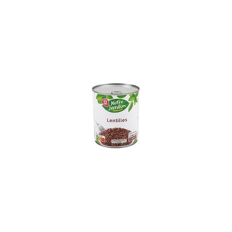 Lentilles Préparées  530g