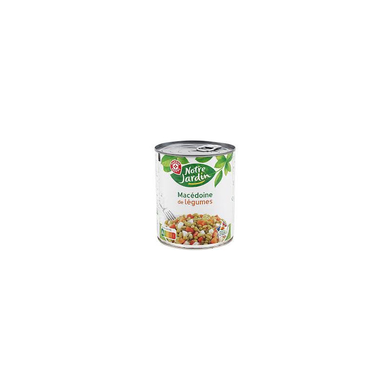 Macédoine légumes 265g