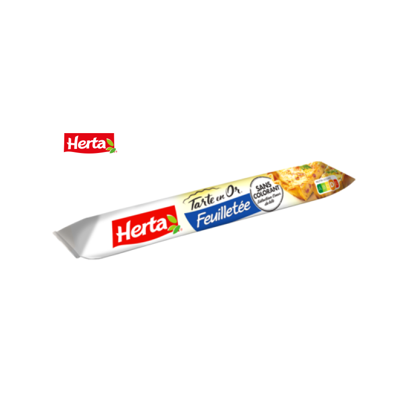 Pâte feuilletée Herta Tarte en Or - 230g Pâte feuilletée Herta Tarte en Or - 230g