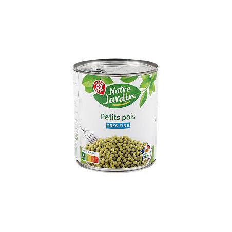 Petits pois A l'étuvée - Très fins - 560g