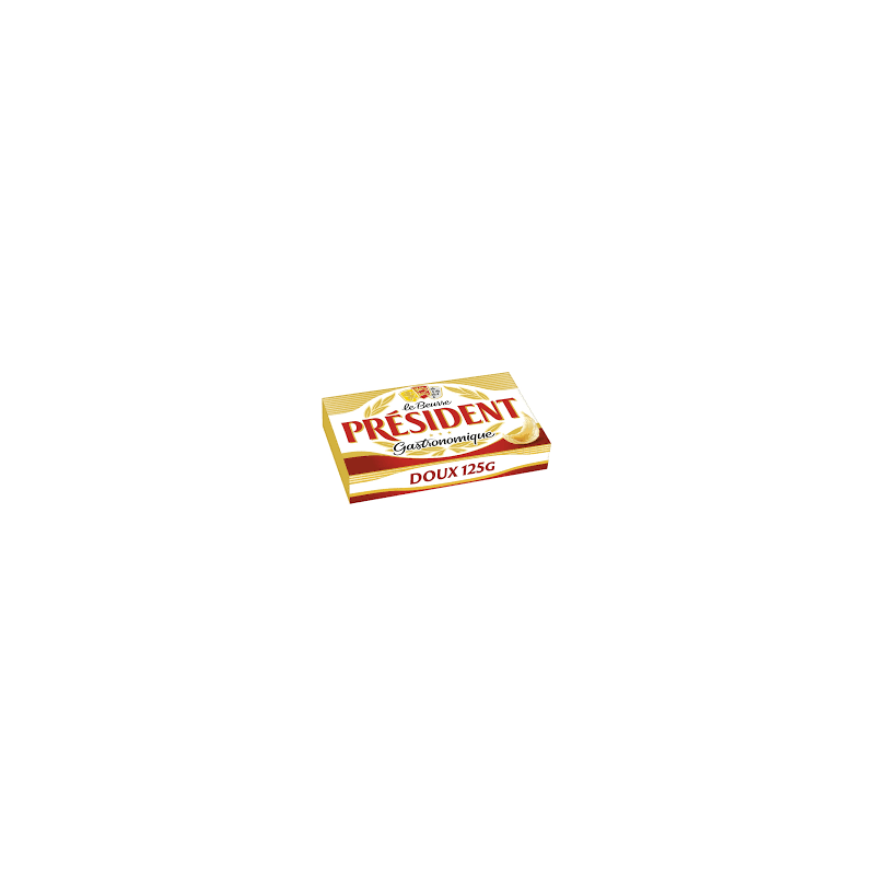 Beurre Doux Gastronomique PRESIDENT 125gr