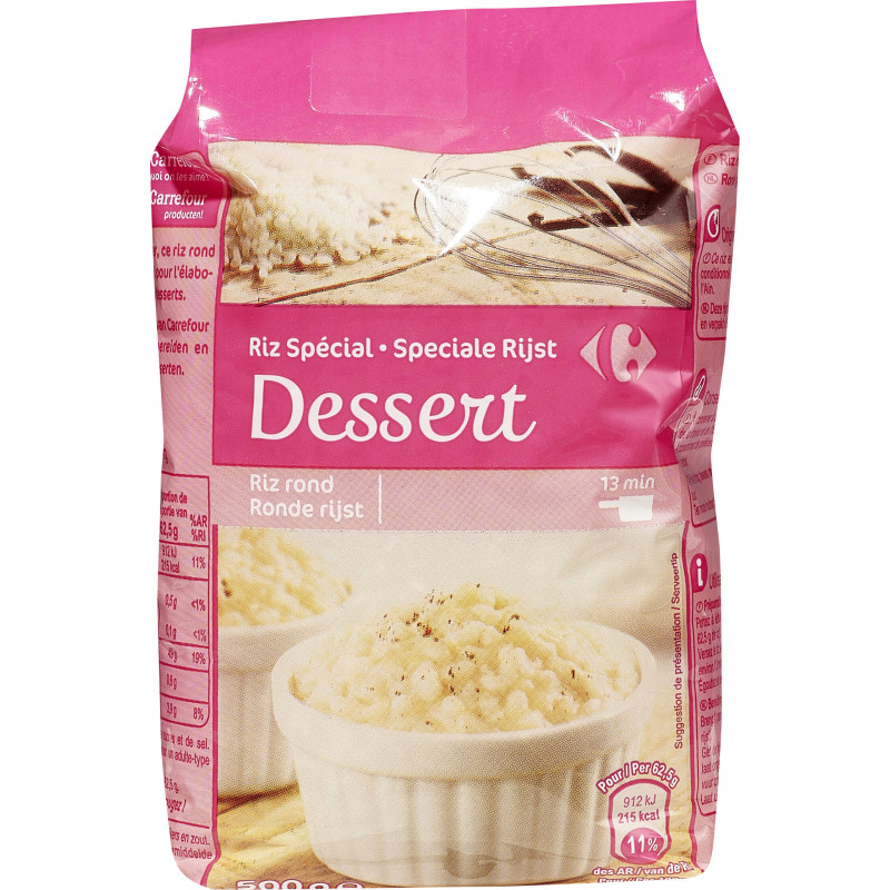 Riz rond spécial dessert 500GR
