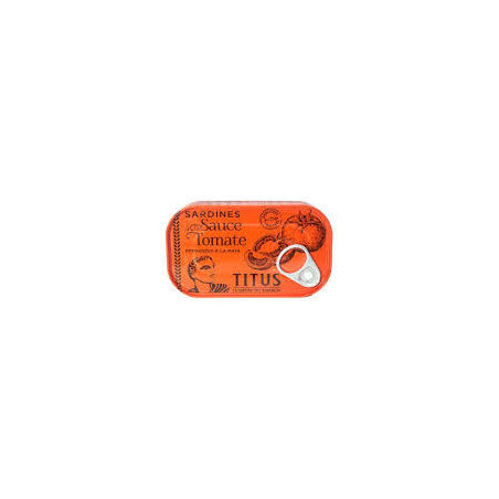 Sardines à la sauce tomate TITUS 125GR